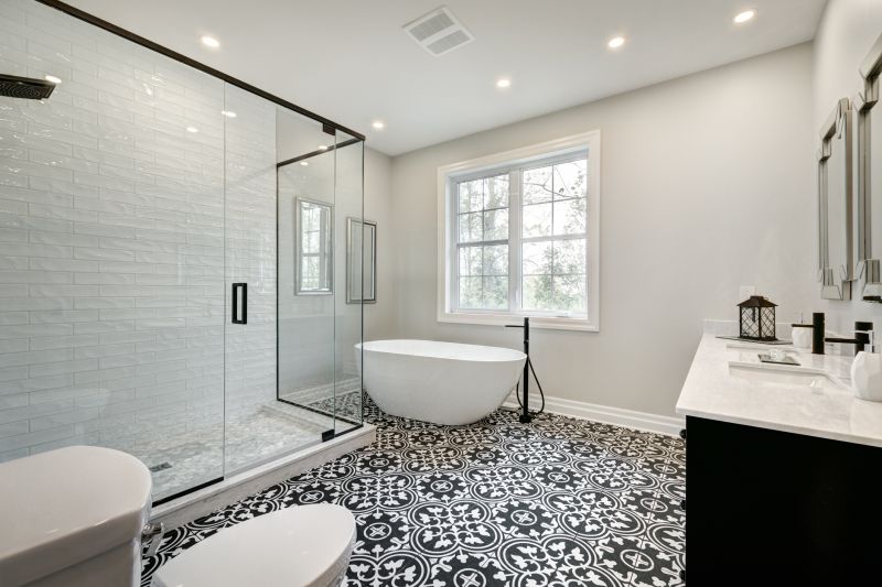 Bright Walk-In Shower